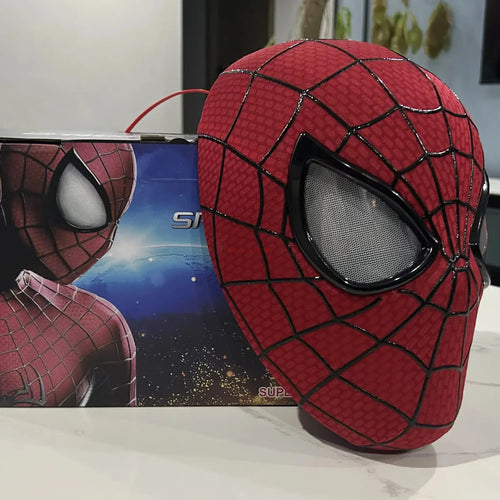 Mascara de spiderman con control de ojos